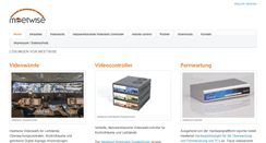 Desktop Screenshot of meetwise.de